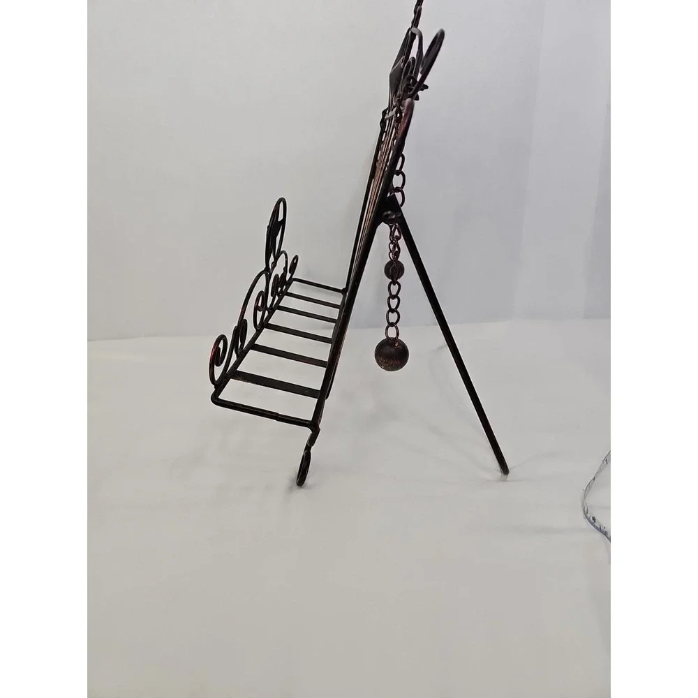 Western Decorative Wall / Table Shelf‎ , Brown, Rustic Star Book Holder / Stand